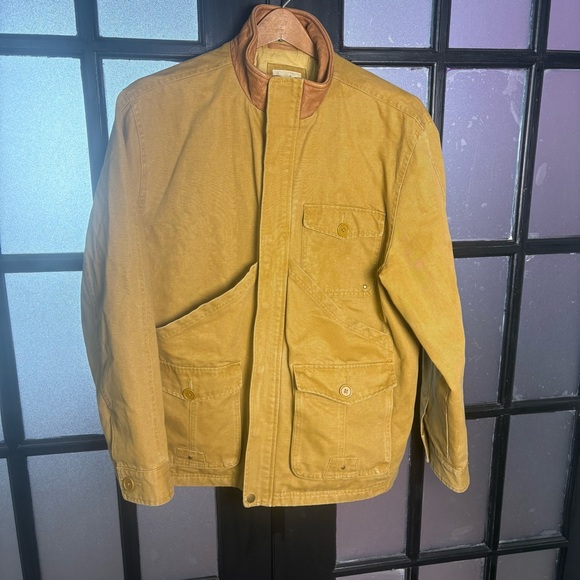 The Territory Ahead Other - Territory Ahead Men’s Utility Field Jacket Large Mustard Leather Collar